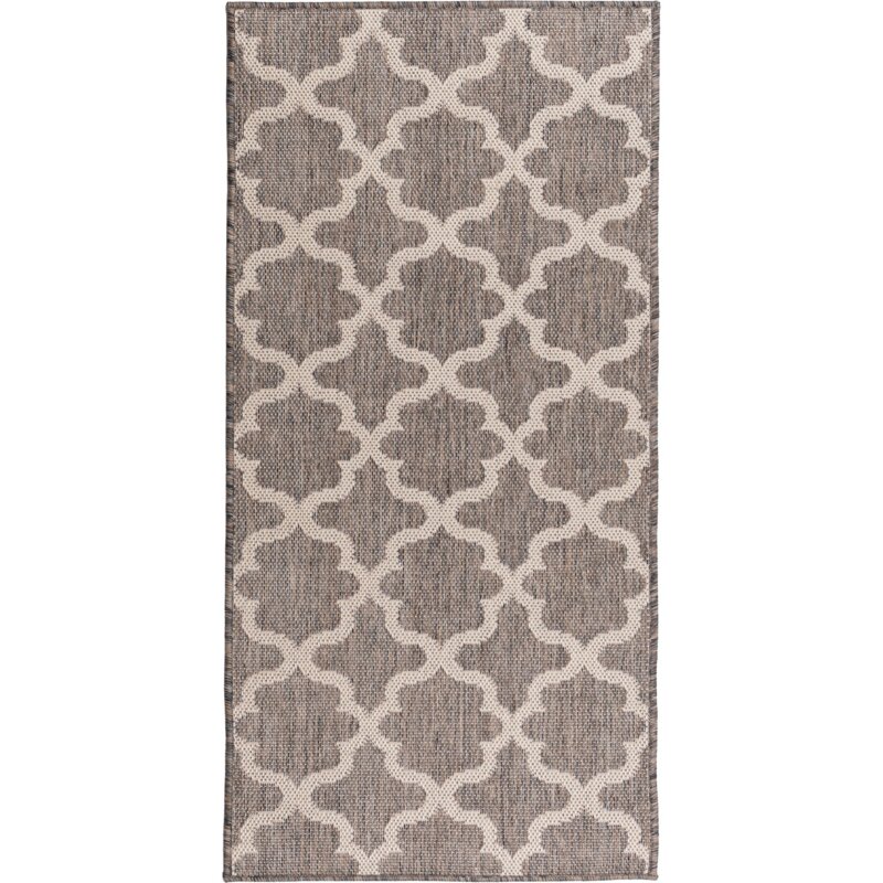 Dywan wewnętrzny MULTIDECOR Express In Marokański 67 x 140 cm Szaro-beżowy