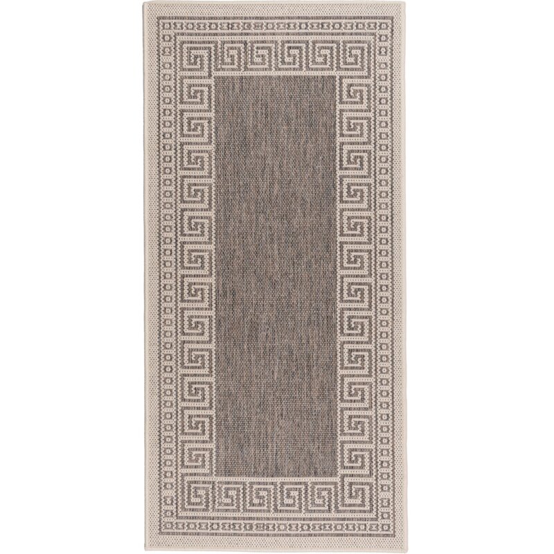 Dywan wewnętrzny MULTIDECOR Express In Grecki 67 x 140 cm Szaro-beżowy