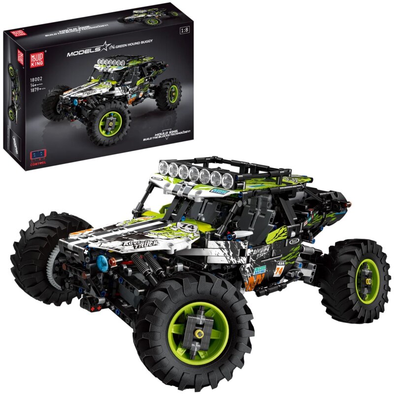 Klocki plastikowe MOULD KING Models Green Hound Buggy 18002S