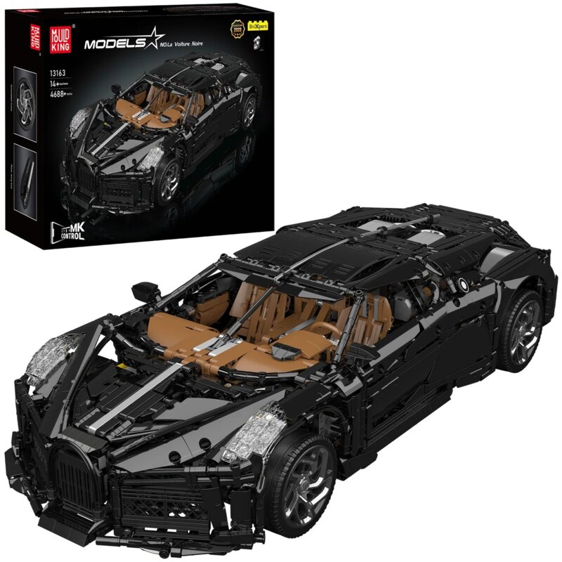 Klocki plastikowe MOULD KING Models La Voiture Noire 13163S