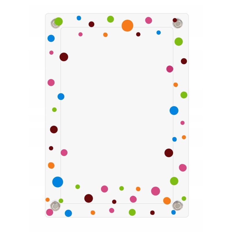 Ramka LOVEINSTANT Magnetyczna SB11262 Kolorowe Kropki