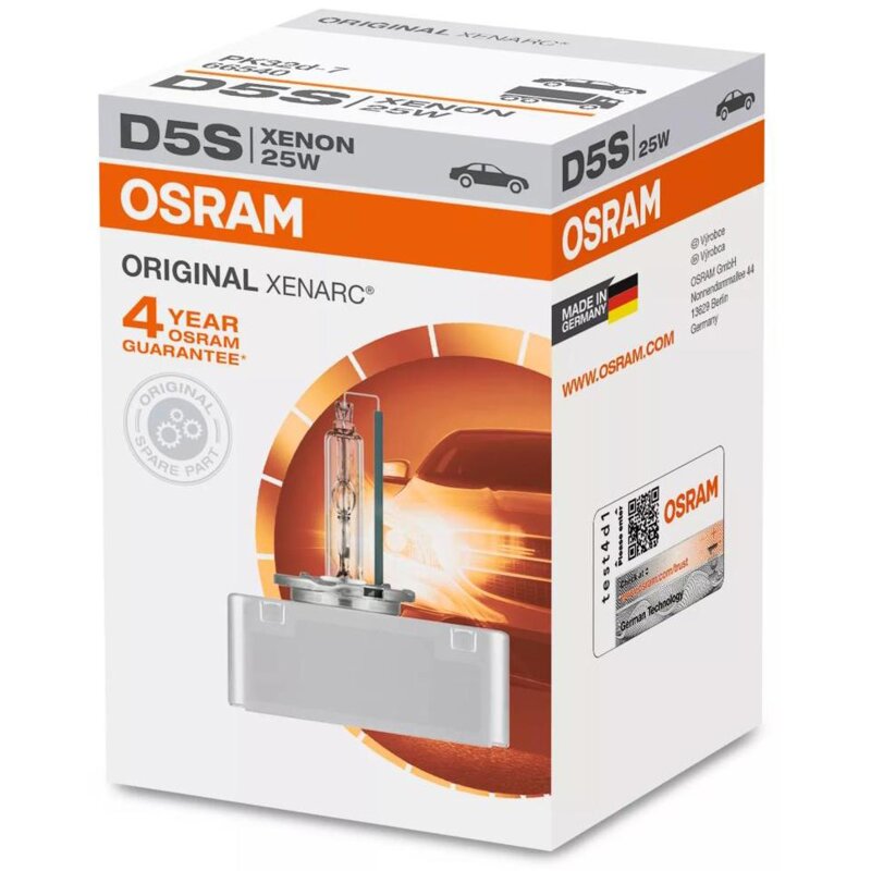 Żarówka samochodowa OSRAM Xenarc Original D5S