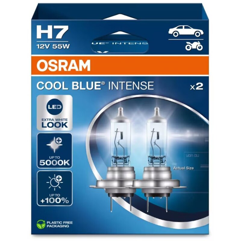 Żarówka samochodowa OSRAM Cool Blue Intense H7 (2 szt.)