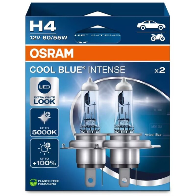 Żarówka samochodowa OSRAM Cool Blue Intense H4 (2 szt.)
