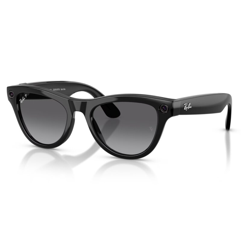 Okulary RAY BAN Meta Skyler Gen 2 Czarny połysk
