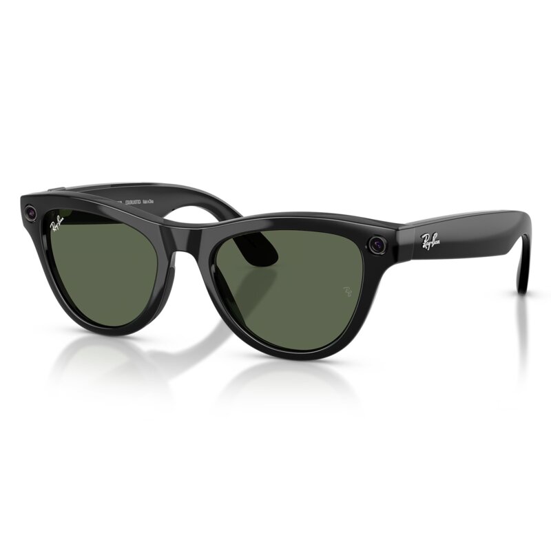 Okulary RAY BAN Meta Skyler Gen 2 Czarny połysk