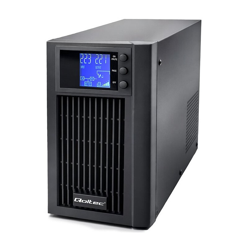 Zasilacz UPS QOLTEC Pure Sine Wave 52641 2000VA 1600W