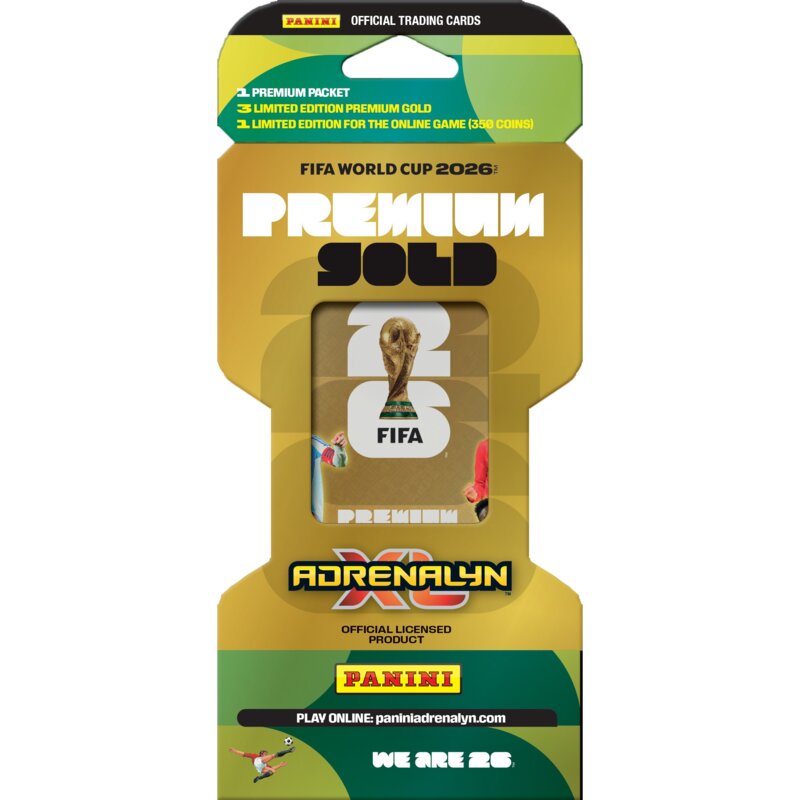 Karty PANINI FIFA World Cup 2026 Adrenalyn XL Blister Gold PAN02940 (1 zestaw)