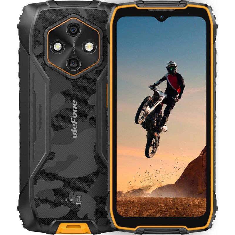 Smartfon ULEFONE RugKing 4 Pro 8/256GB 6.56" 120Hz Pomarańczowy