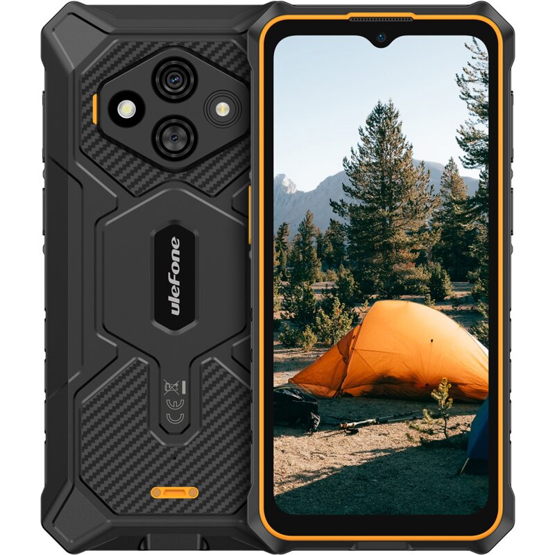 uleFone RugKing 3 Pro 8/128GB 6,56" 120Hz 48Mpix Pomarańczowy