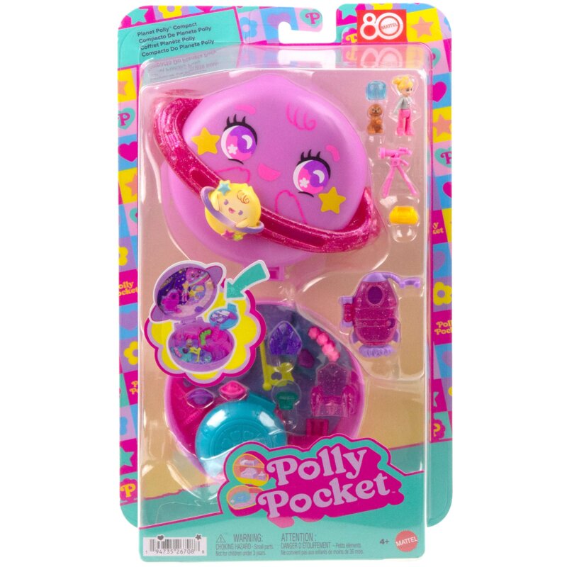 Lalka POLLY POCKET Planeta Polly Kosmiczna przygoda Zestaw kompaktowy JCB18