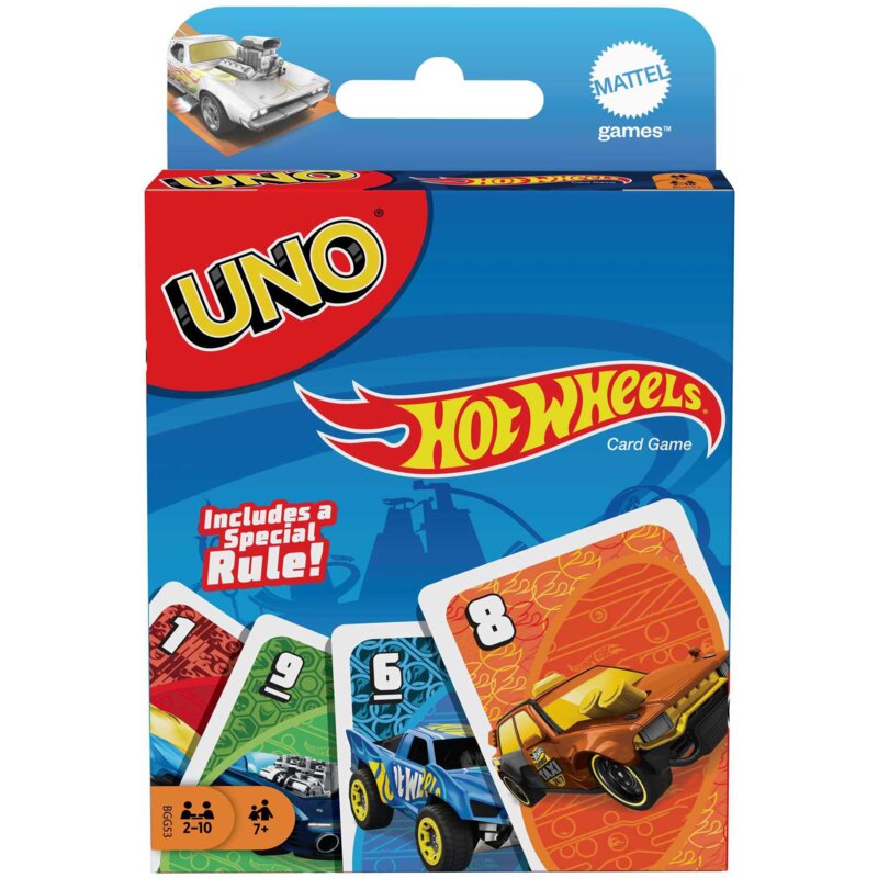 Gra karciana UNO Hot Wheels BGG53