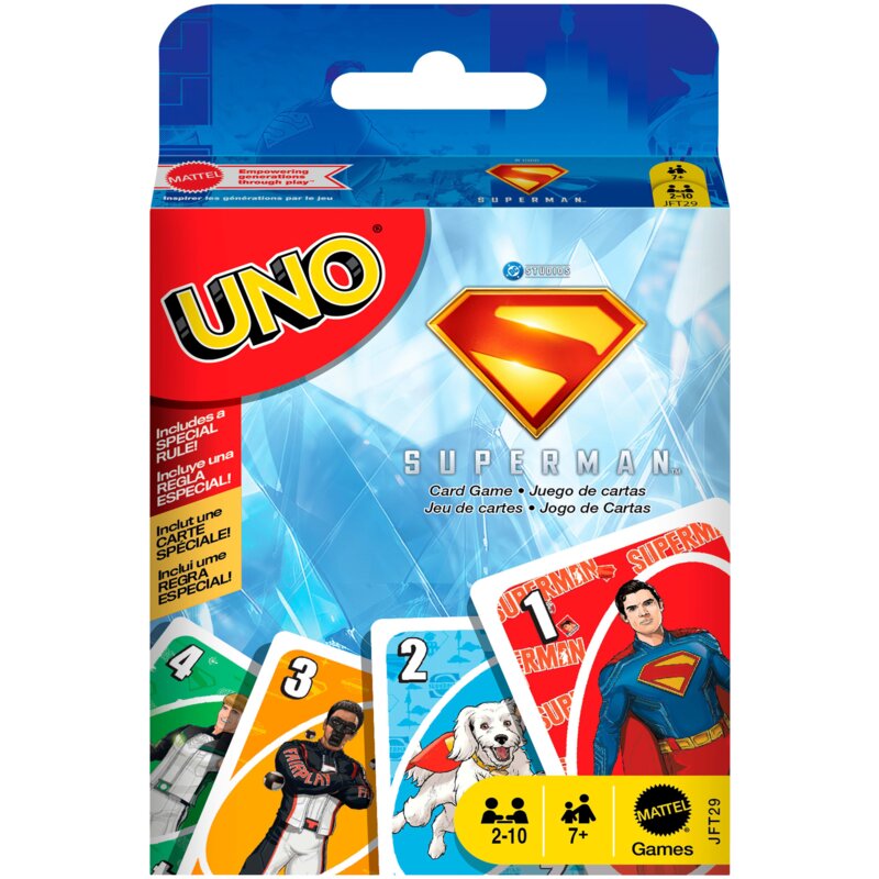 Gra karciana UNO Superman JFT29