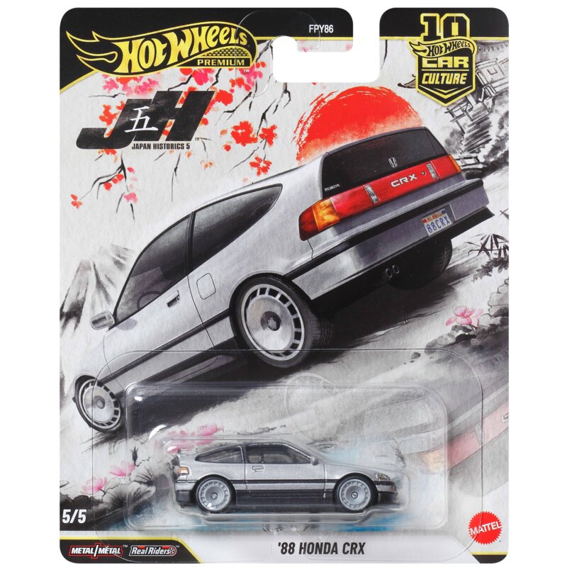 Samochód Hot Wheels Premium Kultowe Auta Honda Crx JKF13