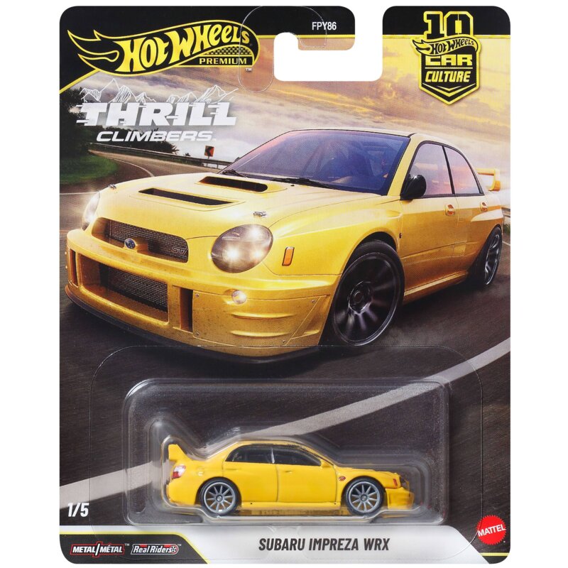Samochód Hot Wheels Premium Kultowe Auta Subaru Impreza WRX JKF21