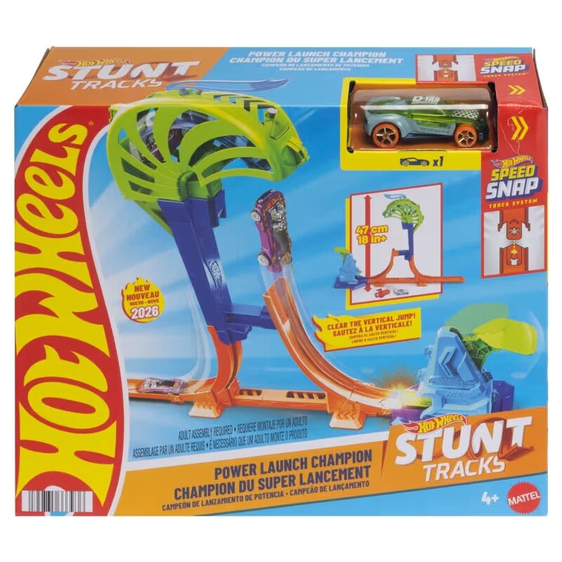 Tor Hot Wheels Stunt Tracks Mistrzowski skok JHK75