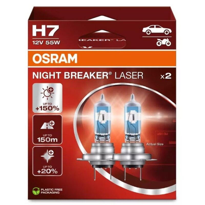 Żarówka samochodowa OSRAM Night Breaker Laser H7 (2 szt.)