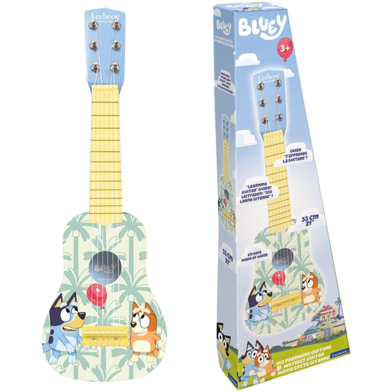 Zabawka gitara klasyczna LEXIBOOK Bluey 21" K200BY