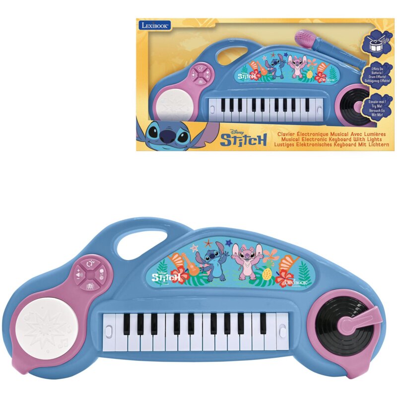Zabawka keyboard LEXIBOOK Disney Stitch K704D