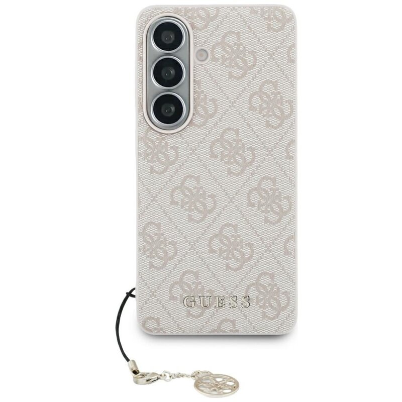 Etui GUESS 4G Classic Logo Charm MagSafe do Samsung Galaxy S26 Różowy