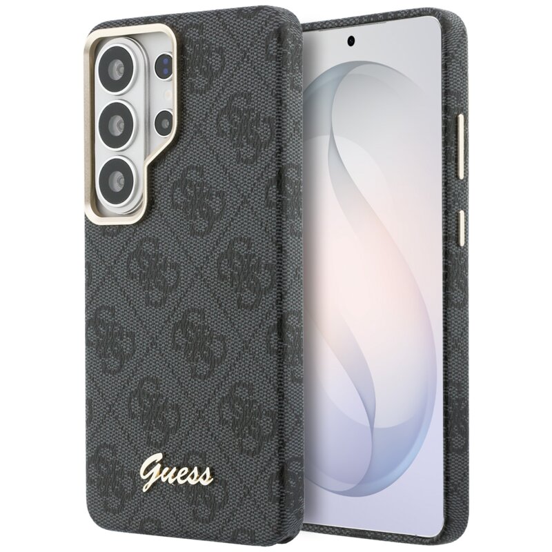 Etui GUESS 4G Script MagSafe do Samsung Galaxy S26 Ultra Czarny