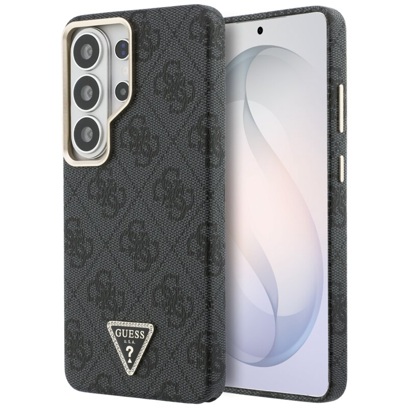 Etui GUESS 4G Triangle Logo MagSafe do Samsung Galaxy S26 Ultra Czarny