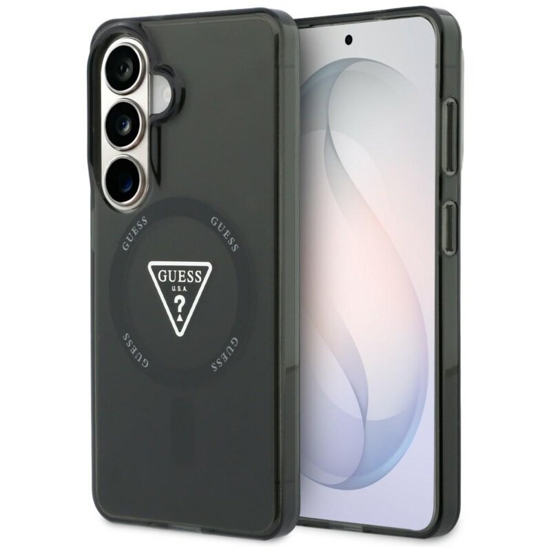 Guess IML Gradient Triangle MagSafe do Galaxy S26 Czarny