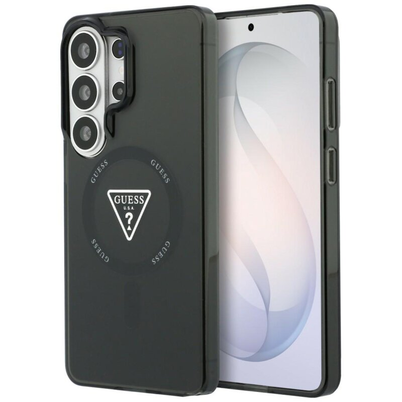 Guess IML Gradient Triangle MagSafe do Galaxy S26 Ultra Czarny