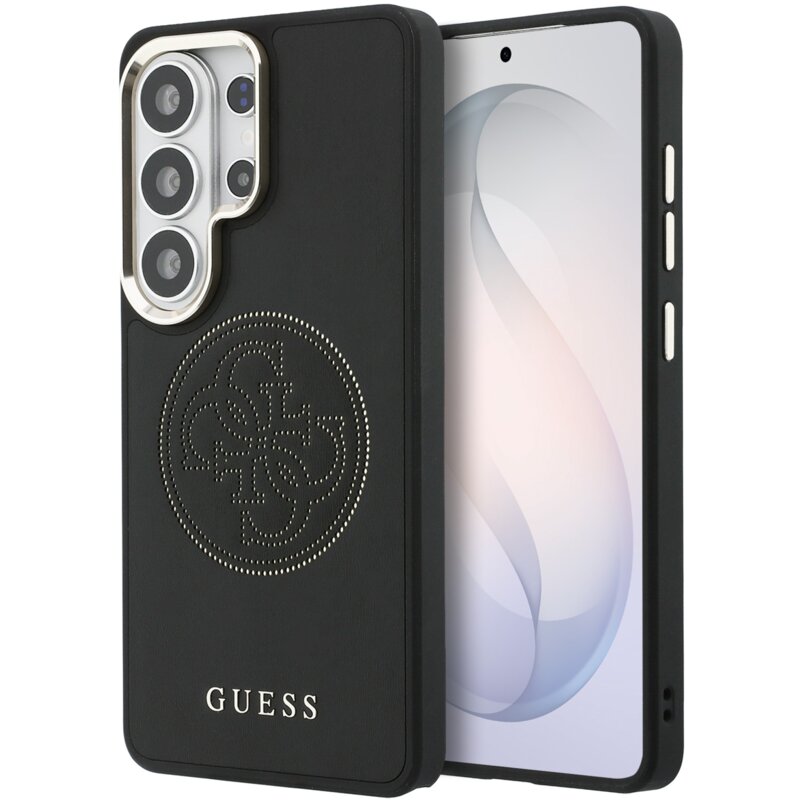 Etui GUESS Perforated Logo MagSafe do Samsung Galaxy S26 Ultra Czarny