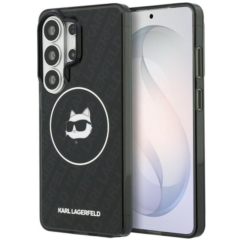 Karl Lagerfeld IML Repeated Choupette MagSafe do Galaxy S26 Ultra Czarny