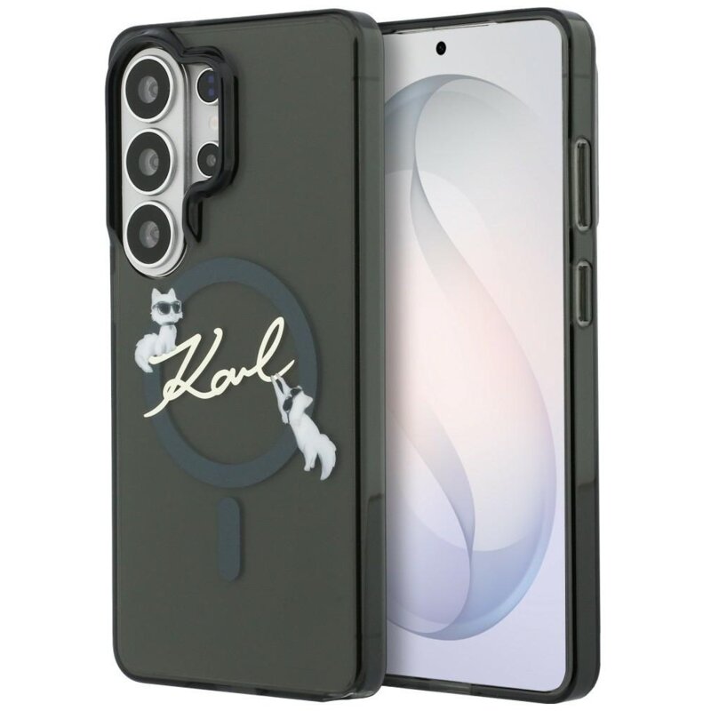 Karl Lagerfeld IML KC Script MagSafe do Galaxy S26 Ultra Czarny