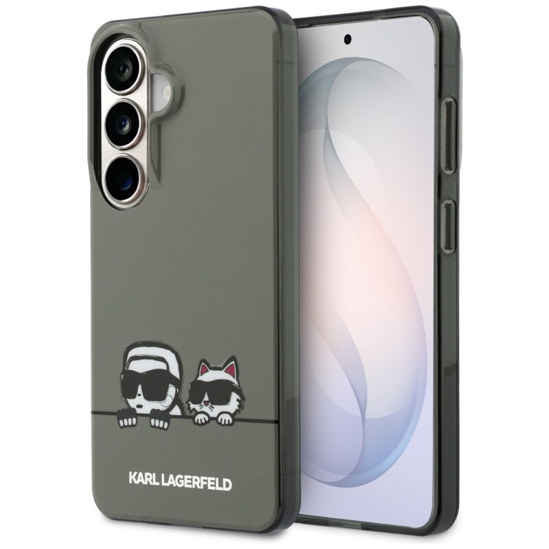 Karl Lagerfeld IML Peekaboo Karl&Choupette MagSafe do Galaxy S26 Czarny