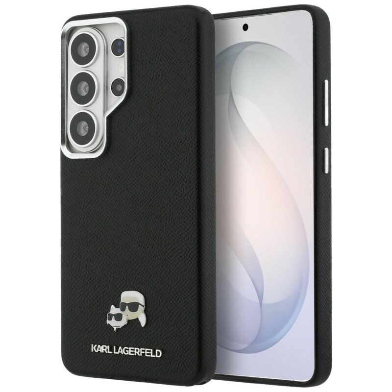 Karl Lagerfeld Saffiano KC Metal Logo MagSafe do Galaxy S26 Ultra Czarny