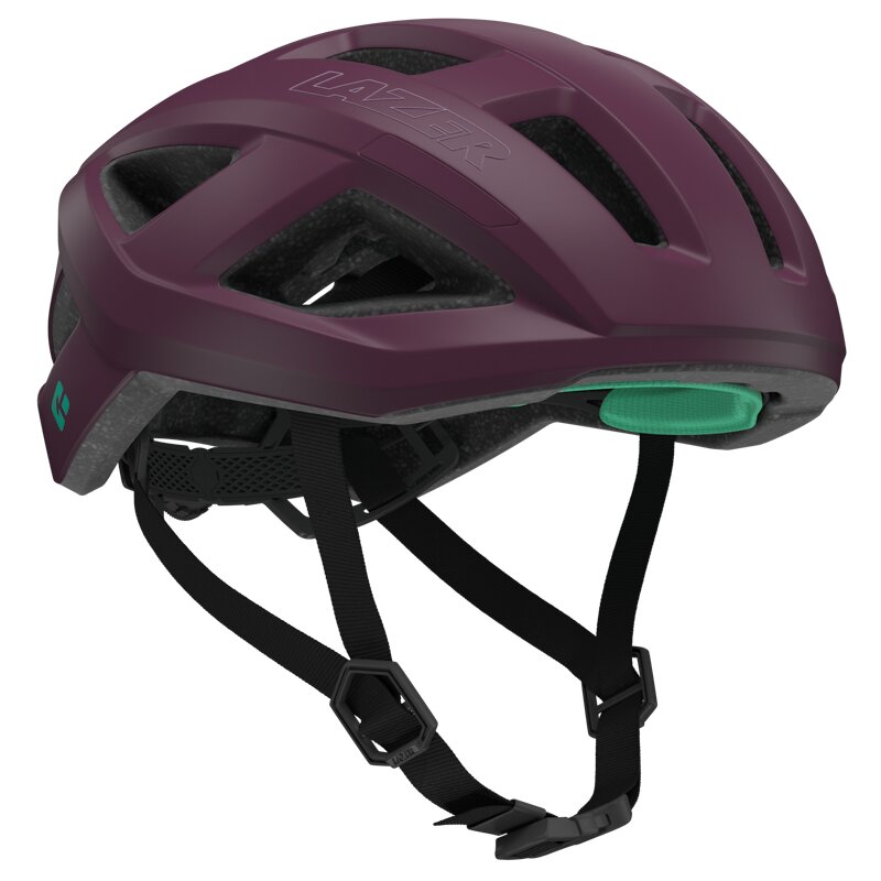 Kask rowerowy LAZER Tonic KinetiCore Ciemnofioletowy Szosowy z możliwością zamontowania lampki (rozmiar L)