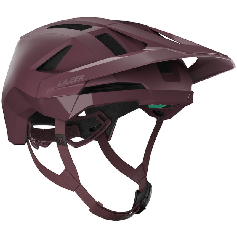Kask rowerowy LAZER Impala KinetiCore Bordowy MTB z możliwością zamontowania lampki (rozmiar L)