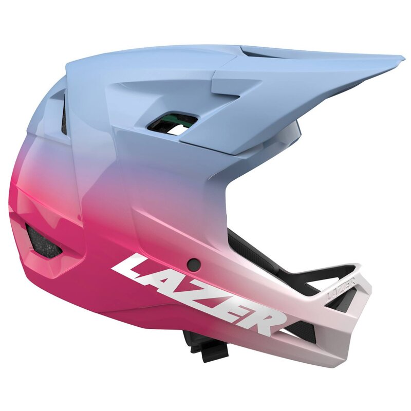Kask rowerowy LAZER Chase KinetiCore Niebiesko-różowy Full Face (rozmiar M)