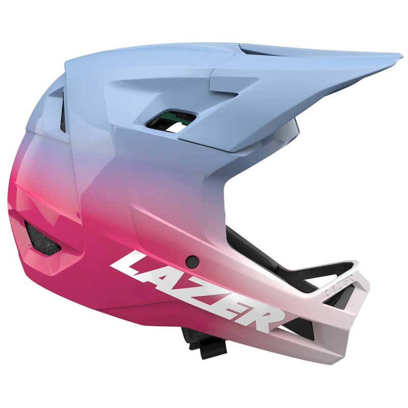 Kask rowerowy LAZER Chase KinetiCore Niebiesko-różowy Full Face (rozmiar S)