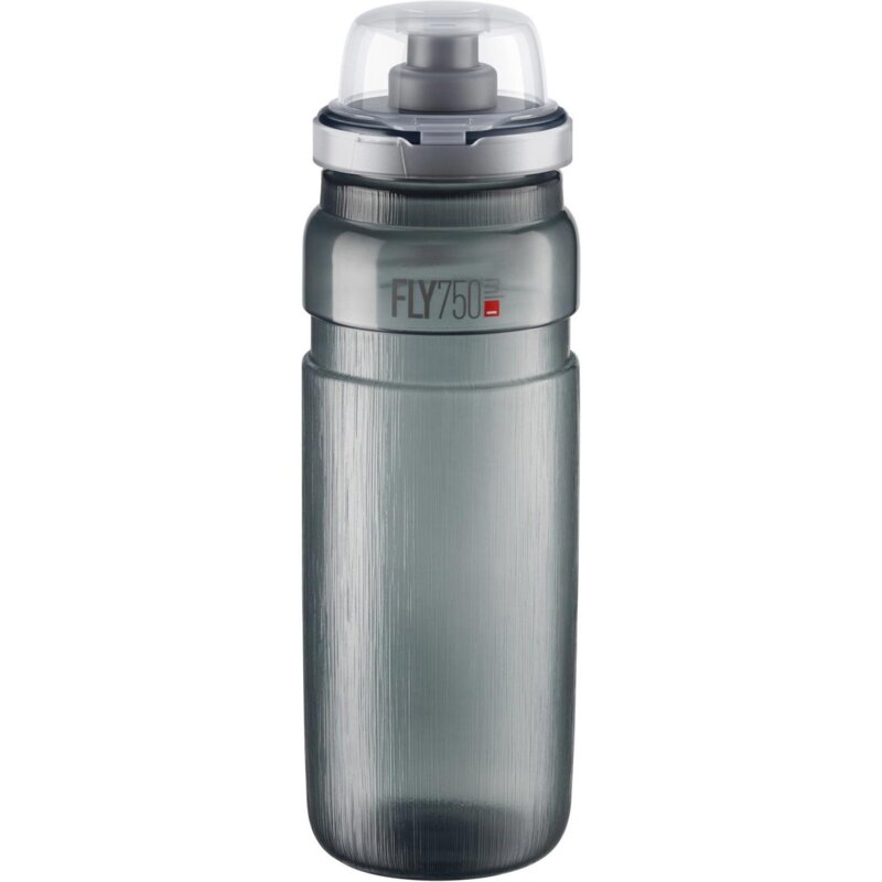 Bidon ELITE Fly Tex MTB 750 ml Przezroczysto-szary