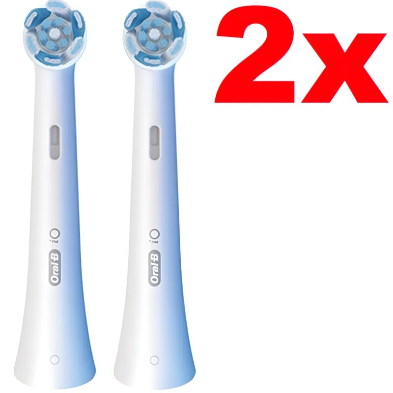 Oryginalna końcówka szczoteczki ORAL-B IO Ultimate Clean (2 szt.) (Usuwa płytkę bakteryjną) Biały