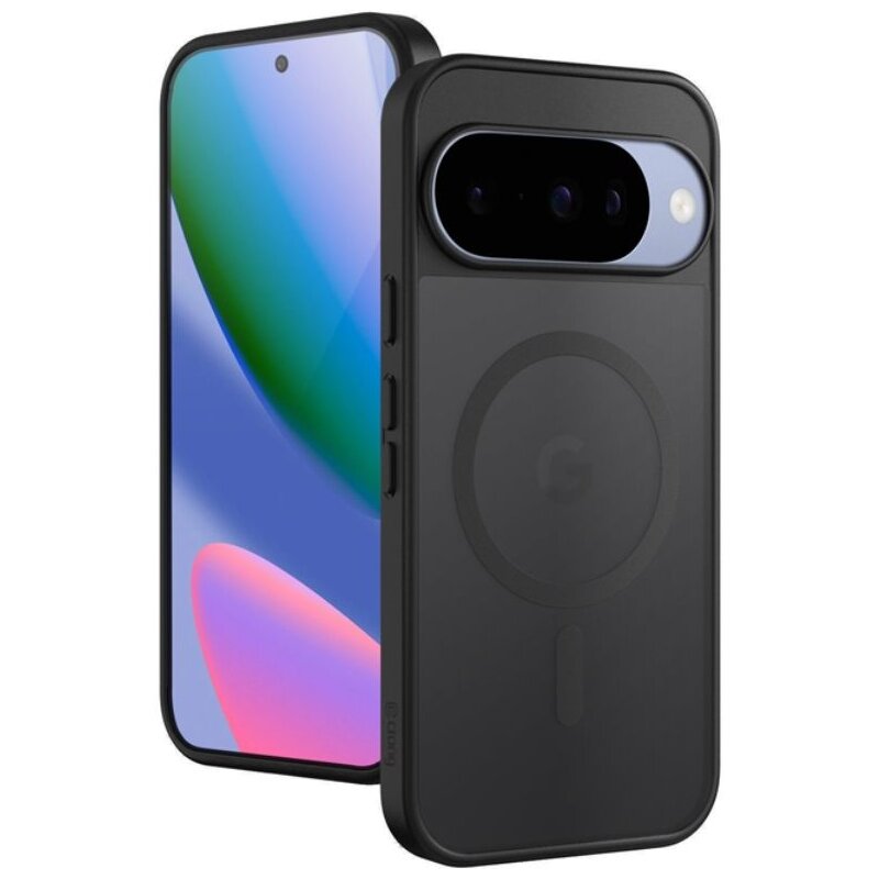 Etui CRONG Hybrid Matte Magnetic MagSafe do Google Pixel 10 Czarny