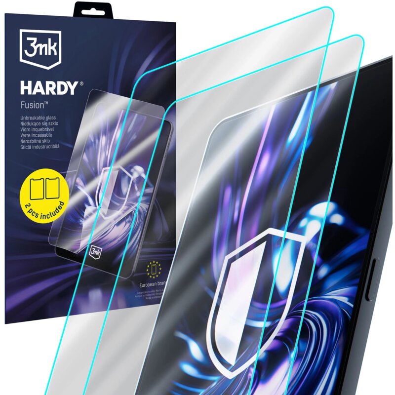 Szkło hybrydowe 3MK Hardy Fusion do Lenovo Yoga Tab Plus (2 szt.)