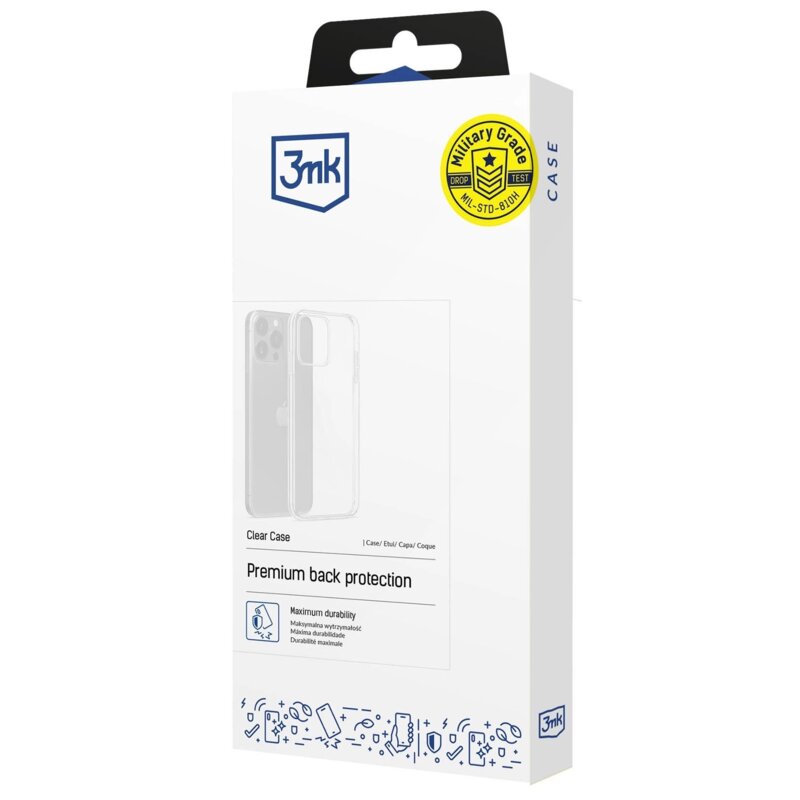 Etui 3MK Clear Case do Motorola Edge 70 Fusion Przezroczysty