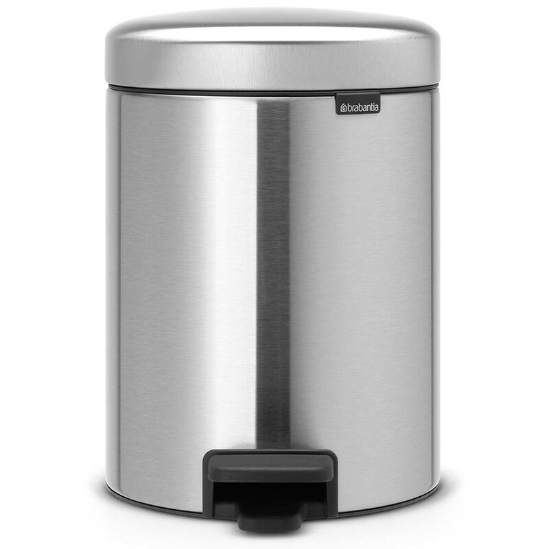 Kosz na śmieci BRABANTIA 112645 NewIcon 5L Srebrny