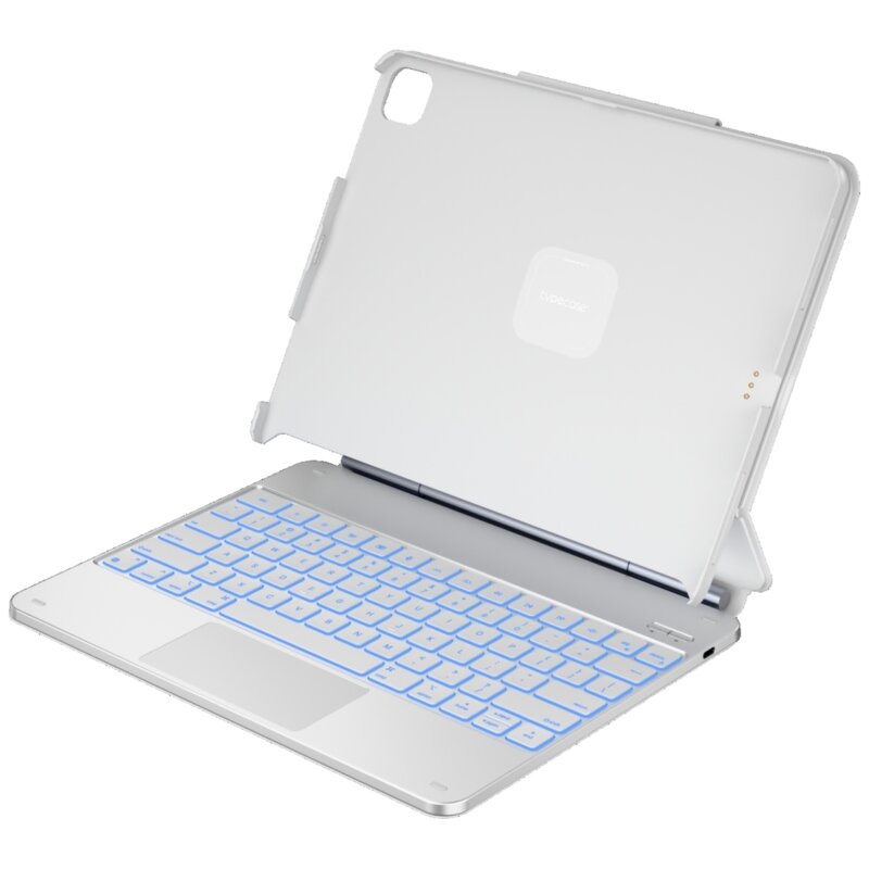 Typecase Edge z klawiaturą do iPad Air 13" M2 2024/M3 2025/M4 2026 Biały