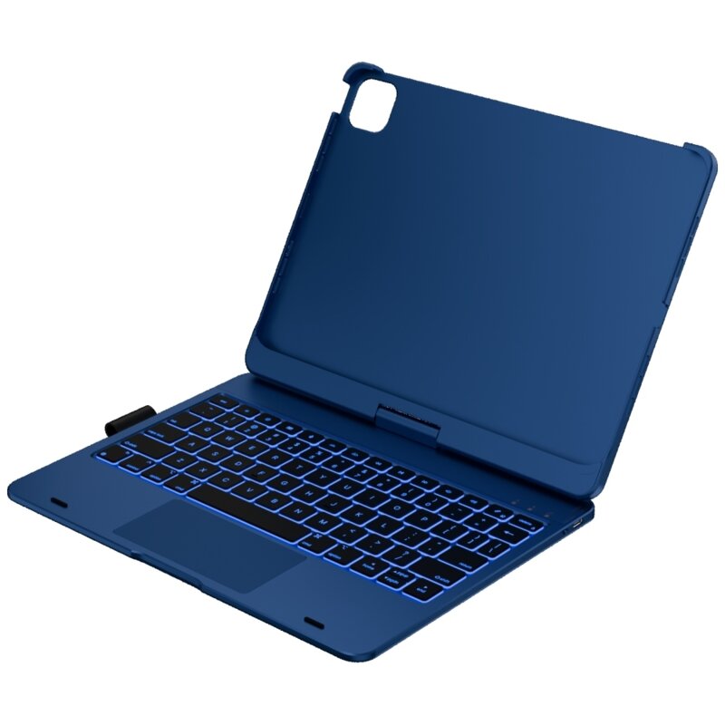 Typecase Flexbook Touch z klawiaturą do iPad Pro 11" 2024/2025 Ciemny niebieski