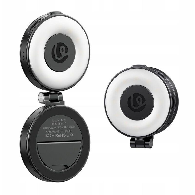 Lampka selfie do telefonu ULANZI LM23 + Lusterko