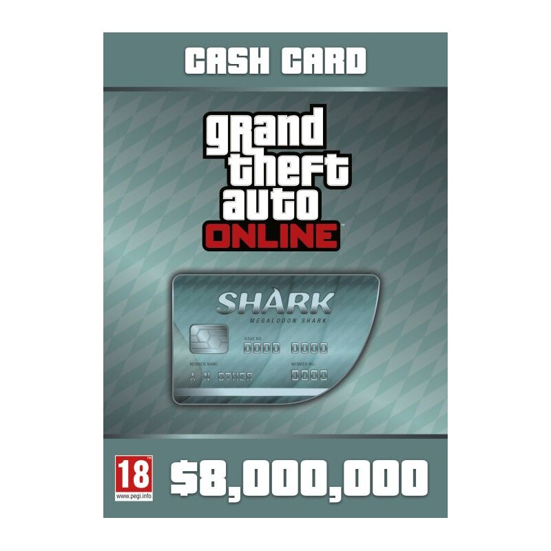 Kod aktywacyjny Gra PC Grand Theft Auto Online: Megalodon Shark Card