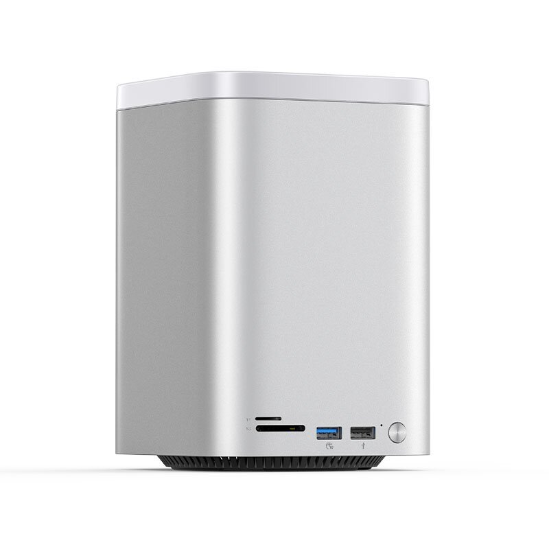 Orico MiniTower z kieszeniami na dyski twarde do 56TB - srebrna