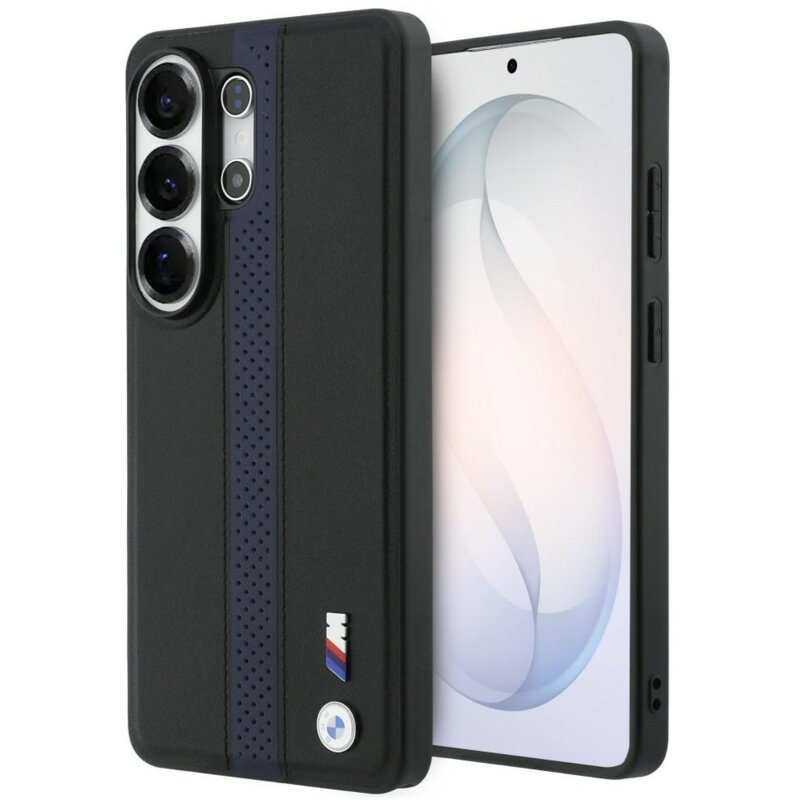 BMW Perforated Stripe Logo MagSafe do Galaxy S26 Ultra Niebieski