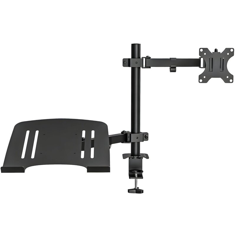 Uchwyt do monitora MOZOS DS-LM 17-32 cali Czarny + Podstawka do notebooka
